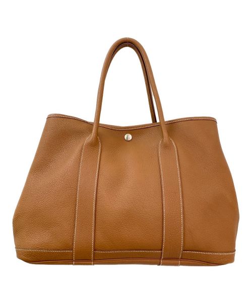 HERMES（エルメス）HERMES (エルメス) ガーデンパーティPM/トートバッグ ゴールド サイズ:PMの古着・服飾アイテム