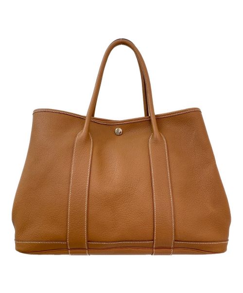 HERMES（エルメス）HERMES (エルメス) ガーデンパーティPM/トートバッグ ゴールド サイズ:PMの古着・服飾アイテム
