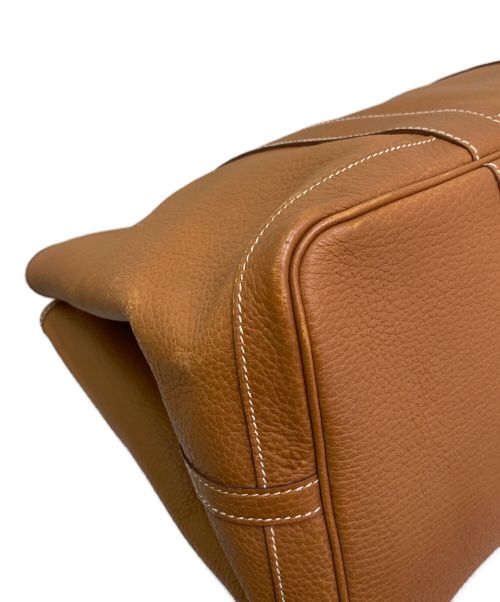 HERMES（エルメス）HERMES (エルメス) ガーデンパーティPM/トートバッグ ゴールド サイズ:PMの古着・服飾アイテム