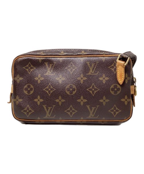 LOUIS VUITTON（ルイ ヴィトン）LOUIS VUITTON (ルイ ヴィトン) ポシェットマルリーバンドリエール/ショルダーポーチ ブラウンの古着・服飾アイテム