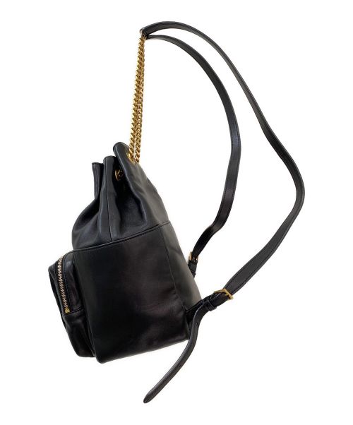 Saint Laurent Paris（サンローランパリ）Saint Laurent Paris (サンローランパリ) YSLミニバックパック ブラックの古着・服飾アイテム