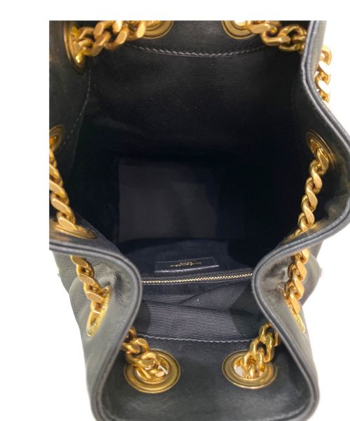 Saint Laurent Paris（サンローランパリ）Saint Laurent Paris (サンローランパリ) YSLミニバックパック ブラックの古着・服飾アイテム