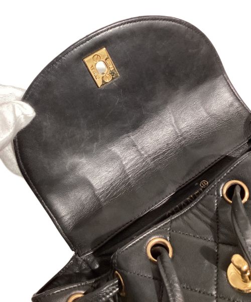 CHANEL（シャネル）CHANEL (シャネル) マトラッセ ミニリュック ブラック サイズ:-の古着・服飾アイテム