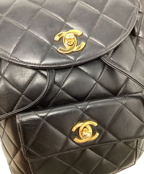 CHANEL（シャネル）CHANEL (シャネル) マトラッセ ミニリュック ブラック サイズ:-の古着・服飾アイテム