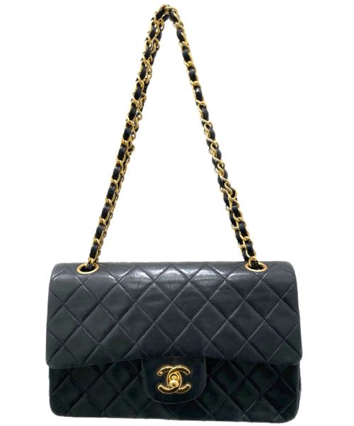 CHANEL（シャネル）CHANEL (シャネル) マトラッセ23 ブラック×ゴールド サイズ:23の古着・服飾アイテム