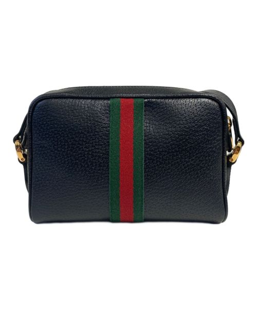 GUCCI（グッチ）GUCCI (グッチ) OPHIDIA(オフィディア) ミニショルダーバッグ ブラックの古着・服飾アイテム