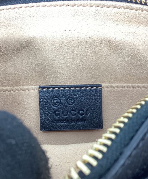 GUCCI（グッチ）GUCCI (グッチ) OPHIDIA(オフィディア) ミニショルダーバッグ ブラックの古着・服飾アイテム