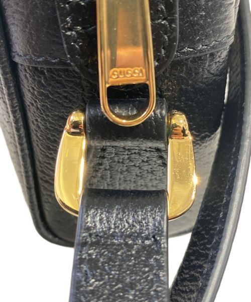 GUCCI（グッチ）GUCCI (グッチ) OPHIDIA(オフィディア) ミニショルダーバッグ ブラックの古着・服飾アイテム