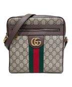 GUCCIグッチ）の古着「GGスモールメッセンジャーバッグ」｜ベージュ