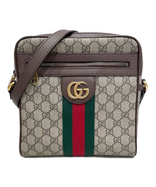 GUCCI（グッチ）GUCCI (グッチ) GGスモールメッセンジャーバッグ ベージュ サイズ:スモールの古着・服飾アイテム