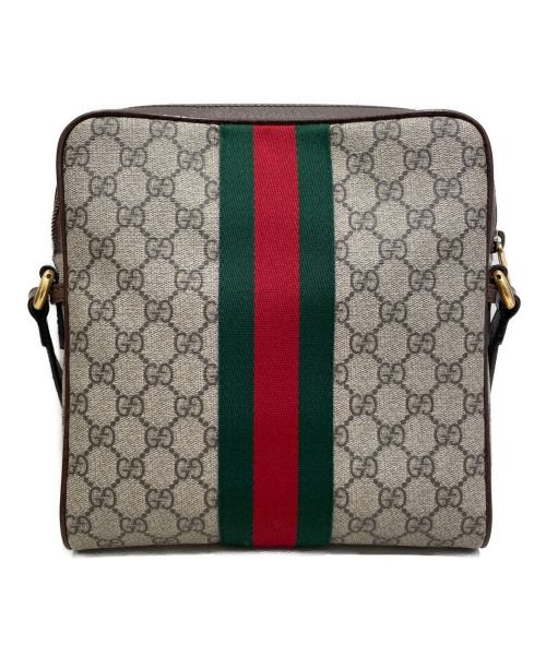GUCCI（グッチ）GUCCI (グッチ) GGスモールメッセンジャーバッグ ベージュ サイズ:スモールの古着・服飾アイテム