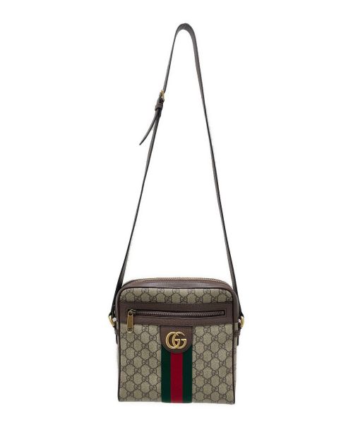 GUCCI（グッチ）GUCCI (グッチ) GGスモールメッセンジャーバッグ ベージュ サイズ:スモールの古着・服飾アイテム