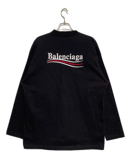 BALENCIAGA（バレンシアガ）BALENCIAGA (バレンシアガ) ロングスリーブTシャツ ブラック サイズ:Lの古着・服飾アイテム