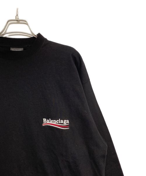 BALENCIAGA（バレンシアガ）BALENCIAGA (バレンシアガ) ロングスリーブTシャツ ブラック サイズ:Lの古着・服飾アイテム