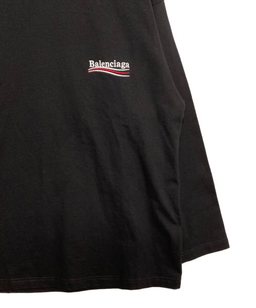 BALENCIAGA（バレンシアガ）BALENCIAGA (バレンシアガ) ロングスリーブTシャツ ブラック サイズ:Lの古着・服飾アイテム