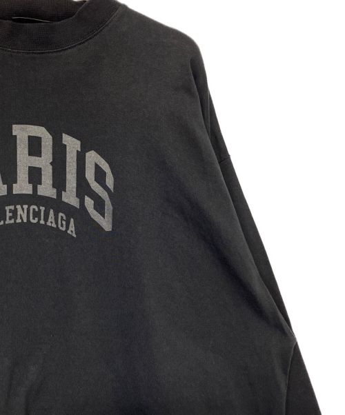 BALENCIAGA（バレンシアガ）BALENCIAGA (バレンシアガ) ロングスリーブTシャツ ブラック サイズ:2の古着・服飾アイテム