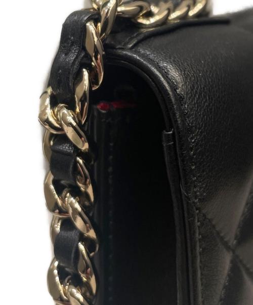 CHANEL（シャネル）CHANEL (シャネル) CHANEL19 チェーンショルダーバッグ ブラック×シルバー金具 サイズ:‐の古着・服飾アイテム