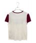 CELINE (セリーヌ) フロックロゴTシャツ アイボリー×レッド サイズ:XS：30000円