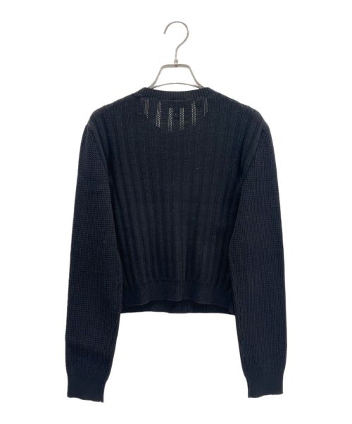 CHANEL（シャネル）CHANEL (シャネル) Coco Button Knit Cardigan ブラック サイズ:36の古着・服飾アイテム