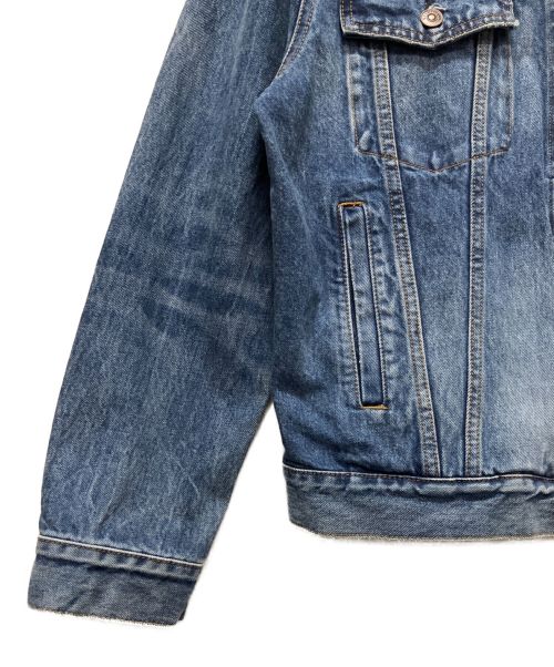 BALENCIAGA（バレンシアガ）BALENCIAGA (バレンシアガ) バックロゴデニムジャケット インディゴ サイズ:34の古着・服飾アイテム