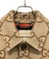 中古・古着 GUCCI (グッチ) Jumbo GG Canvas Wool Car Coat ベージュ サイズ:48：170000円