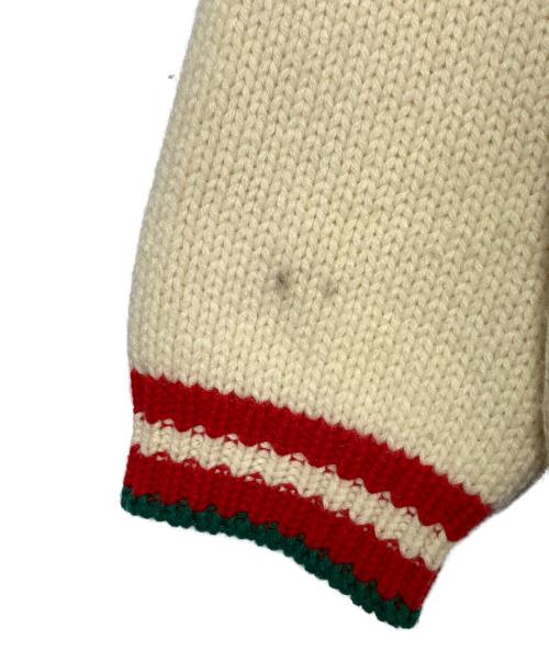 GUCCI（グッチ）GUCCI (グッチ) オーバーサイズ ケーブルニット カーディガン ベージュ サイズ:Lの古着・服飾アイテム