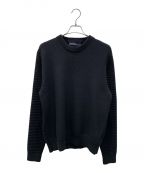 LOUIS VUITTONルイ ヴィトン）の古着「Back logo embroidered knit」｜ブラック