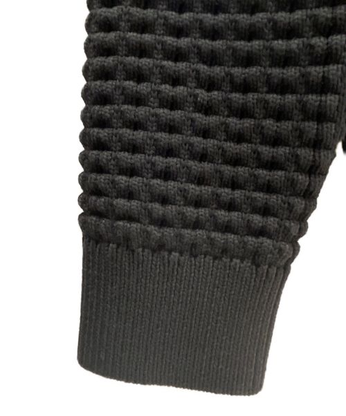 LOUIS VUITTON（ルイ ヴィトン）LOUIS VUITTON (ルイ ヴィトン) Back logo embroidered knit ブラック サイズ:Mの古着・服飾アイテム