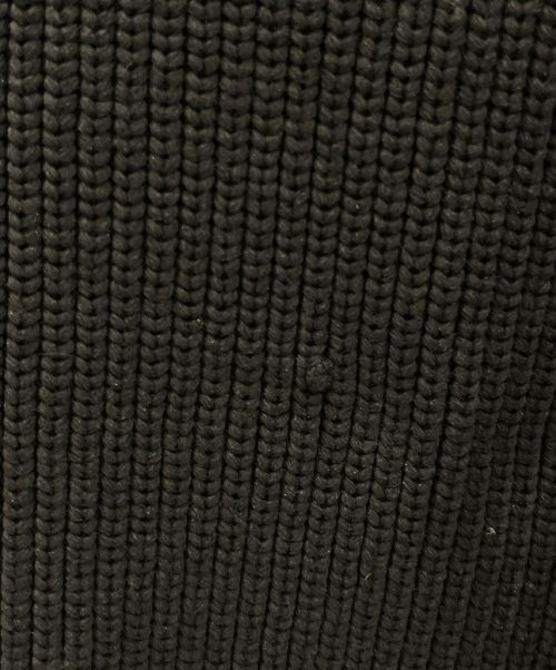 LOUIS VUITTON（ルイ ヴィトン）LOUIS VUITTON (ルイ ヴィトン) Back logo embroidered knit ブラック サイズ:Mの古着・服飾アイテム