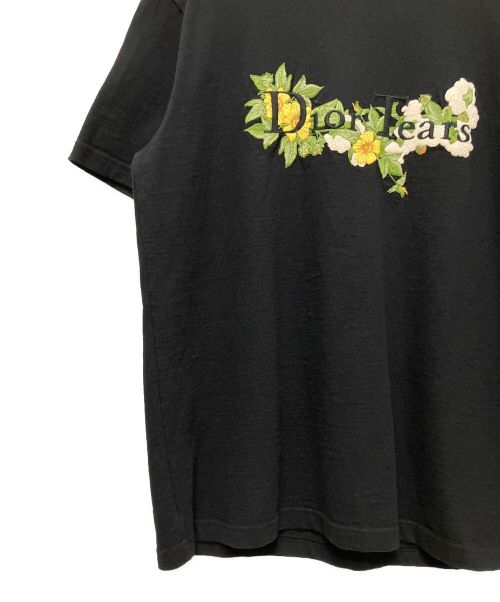 Christian Dior（クリスチャン ディオール）Christian Dior (クリスチャン ディオール) Denim Tears (デニムティアーズ) スラブコットンジャージーTシャツ ブラック サイズ:XXLの古着・服飾アイテム