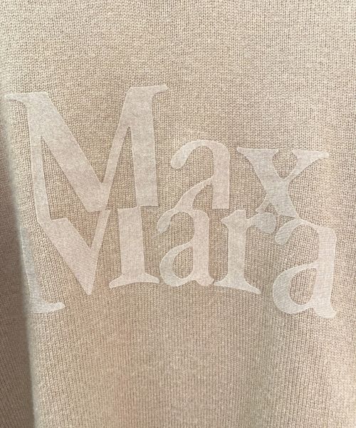 'S Max Mara（エスマックスマーラ）'S Max Mara (エスマックスマーラ) ロゴニット ブラウン サイズ:Sの古着・服飾アイテム