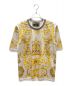 FENDI（フェンディ）の古着「フェンダーチェ メッシュロゴTシャツ」｜ベージュ