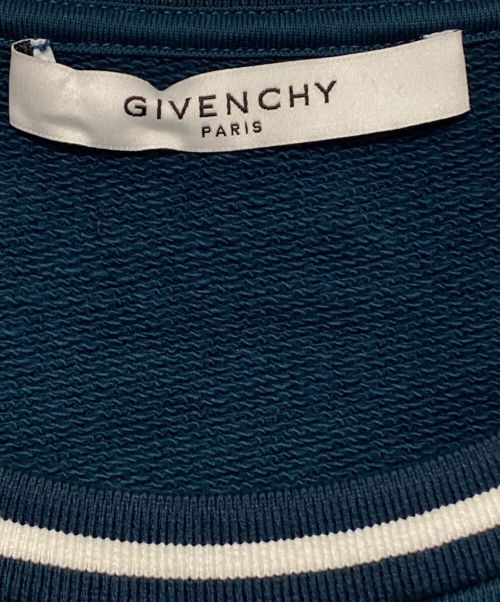 GIVENCHY（ジバンシィ）GIVENCHY (ジバンシィ) SWEATSHIRT グリーン サイズ:XLの古着・服飾アイテム