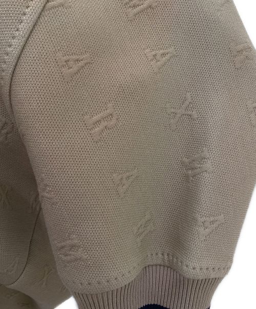MaxMara（マックスマーラ）MaxMara (マックスマーラ) エンボスロゴワンピース ベージュ サイズ:36の古着・服飾アイテム