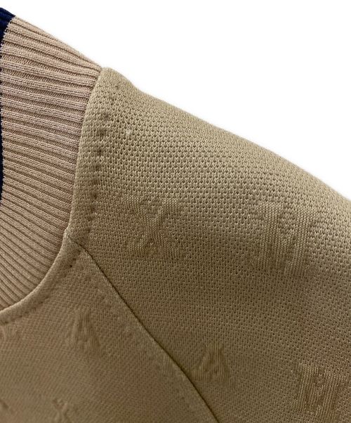 MaxMara（マックスマーラ）MaxMara (マックスマーラ) エンボスロゴワンピース ベージュ サイズ:36の古着・服飾アイテム