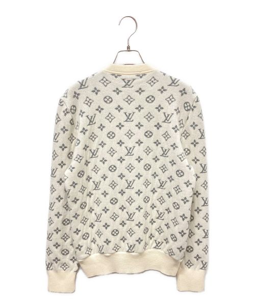 LOUIS VUITTON（ルイ ヴィトン）LOUIS VUITTON (ルイ ヴィトン) モノグラムカシミヤニット アイボリー サイズ:Sの古着・服飾アイテム