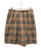 BURBERRY LONDONバーバリーロンドン）の古着「ヴィンテージチェック テクニカルツイル ショーツ」｜ブラウン