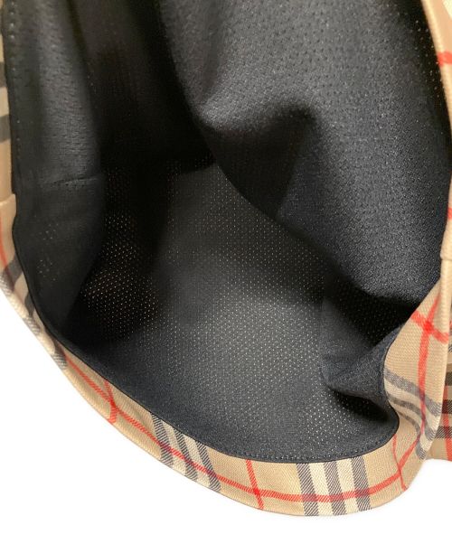 BURBERRY LONDON（バーバリーロンドン）BURBERRY LONDON (バーバリー ロンドン) ヴィンテージチェック テクニカルツイル ショーツ ブラウン サイズ:Sの古着・服飾アイテム
