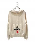 CHANELシャネル）の古着「ラパウザカシミヤニットパーカー」｜ベージュ