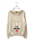 CHANELシャネル）の古着「La Pausa Cashmere Knit Hoodie」｜ベージュ