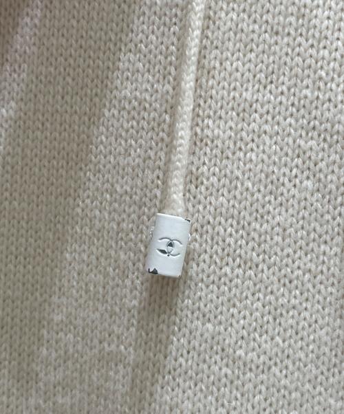 CHANEL（シャネル）CHANEL (シャネル) La Pausa Cashmere Knit Hoodie ベージュ サイズ:34の古着・服飾アイテム