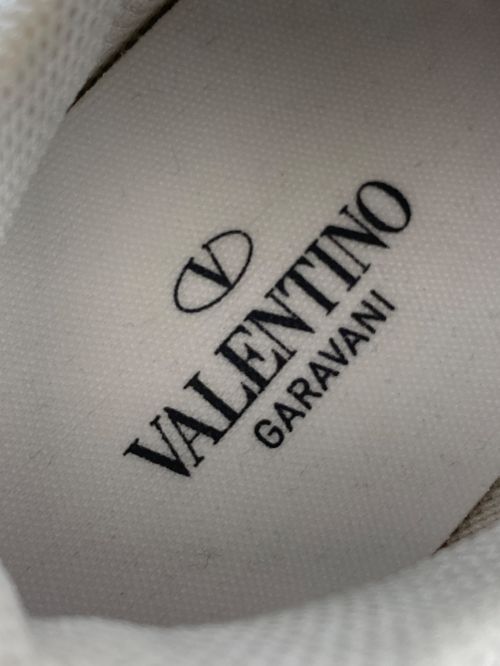 VALENTINO GARAVANI（ヴァレンティノ・ガラヴァーニ）VALENTINO GARAVANI (ヴァレンティノ・ガラヴァーニ) 厚底レザースニーカー ホワイト サイズ:38 1/2の古着・服飾アイテム