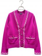 CHANELシャネル）の古着「Coco Mark Button Cardigan」｜パープル