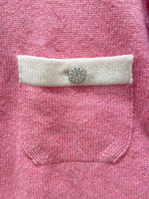 CHANEL（シャネル）CHANEL (シャネル) ココマークボタンカーディガン ピンク サイズ:36の古着・服飾アイテム