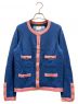 CHANEL（シャネル）の古着「Coco Mark Button Cardigan」｜ブルー