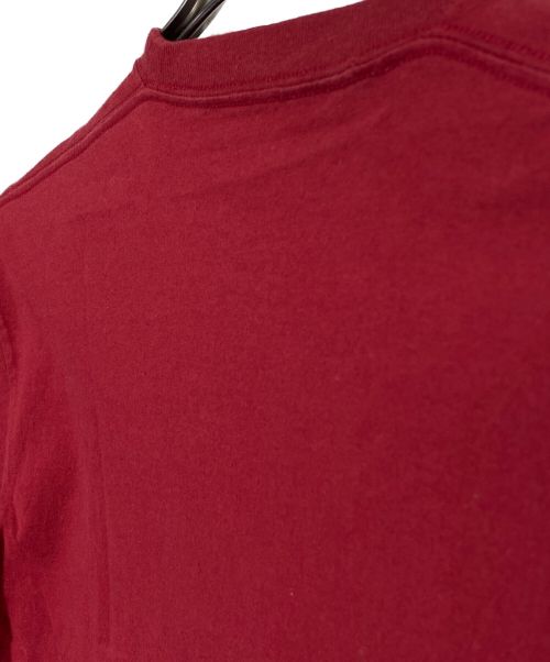 BALENCIAGA（バレンシアガ）BALENCIAGA (バレンシアガ) ワンポイントロゴTシャツ レッド サイズ:XXSの古着・服飾アイテム