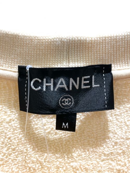 CHANEL（シャネル）CHANEL (シャネル) camellia sweatshirt ベージュ サイズ:Mの古着・服飾アイテム