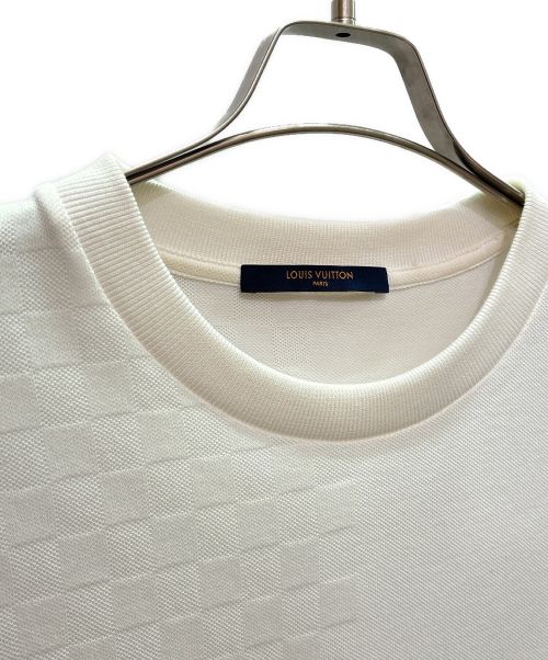 LOUIS VUITTON（ルイ ヴィトン）LOUIS VUITTON (ルイ ヴィトン) ダミエ ポケット Tシャツ ホワイト サイズ:Sの古着・服飾アイテム