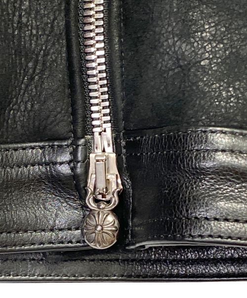 CHROME HEARTS（クロムハーツ）CHROME HEARTS (クロムハーツ) ムートンジャケット ブラック サイズ:Lの古着・服飾アイテム