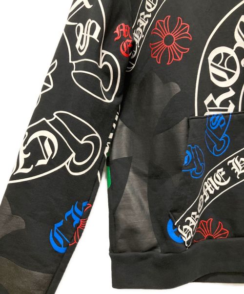 CHROME HEARTS（クロムハーツ）CHROME HEARTS (クロムハーツ) ステンシルプリントパーカー マルチカラー サイズ:Sの古着・服飾アイテム